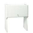 Iceberg Aspira Hutch, 34w x 16-1/4d x 36h, Charcoal