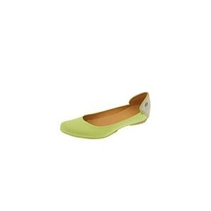 Terra Plana Grass | Women's Flat Shoes Off White Suede/Pistachio Nappa
