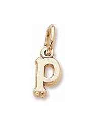 Rembrandt Charms Letter P Charm