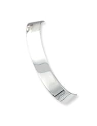 Sterling Silver 11mm Cuff Bangle QB326"
