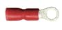 #6 Vinyl Insulated Ring Terminal 22-18 Ga 100pcs - Red