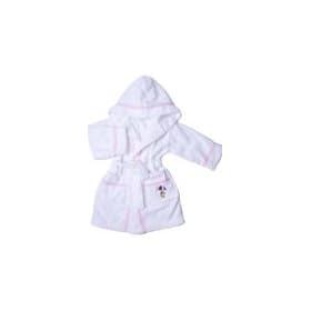 Personalised Bathrobe Pink 6-12 Months Baby Gift. Other sizes available.