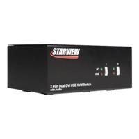 2-PORT Dual Dvi USB KVM Switch