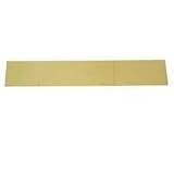 Kick Plates: Solid Brass Kick Plate, 6" x 34"