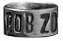 Rob Zombie Logo Metal Ring Sizes 8, 10, 12