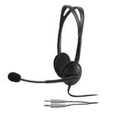 CYBER ACOUSTICS AC-200 STEREO SPEECH HEADSET W/BOOM MIC (White box)