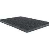 Guardian EG020304 - EcoGuard Indoor Wiper Mats, Rubber, 24 x 36, Charcoal-MLLEG020304