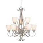 Pisces 8L Chandelier Lava Stone w  Amber Pearl Glass from Lava Lamps