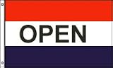 Open Flag 3x5 ft 3 x 5 NEW Large Banner SIGN