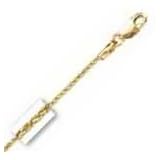 14k Yellow Gold Round 20 Inch X 1.4 mm Wheat Chain Necklace