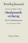 Strafprozessordnung. Mit GVG und Nebengesetzen