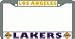 Los Angeles Lakers Chrome License Plate Frame