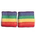 Rainbow Wristbands Pair