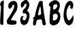 Solid Color ATV Number Kit Script by BELL IND.