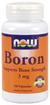 Boron by NOW Foods - (3mg - 250 Capsules)
