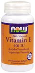 Vegetarian E by NOW Foods - (400IU - 100 Vegetarian Softgel)