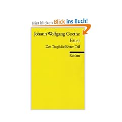 Faust. Der Trag�die erster Teil (RUB, 0001)