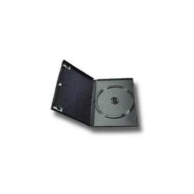 100 Black Single DVD Cases - 14mm