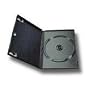 100 Black Single DVD Cases - 14mm