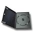 100 Black Single DVD Cases - 14mm
