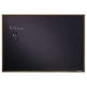 Standard Black Surface Chalkboard with Oak Finish Frame, 3'x2' QRTPCW203B