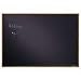 Standard Black Surface Chalkboard with Oak Finish Frame, 3'x2' QRTPCW203B