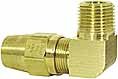 Imperial 90466 Male Elbow Air Brake Fitting 3/8x3/8 - 90° (Pack of 10)