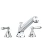Grohe 25 076 000 Somerset Two Handle Roman Tub Faucet with Hand Shower without H
