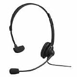 Black 3.5mm Headset/Amplifier Kit with Adjustable Volume and 10' Cord (CCS55254)