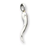 Sterling Silver Italian Horn Charm