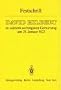 Festschrift: David Hilbert zu seinem sechzigsten Geburtstag am 23. Januar 1922 (German, English and Italian Edition)