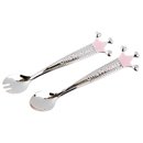 Elegant Baby Silver Plated Little Princess Fork & Spoon Set