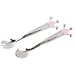 Elegant Baby Silver Plated Little Princess Fork &amp; Spoon Set