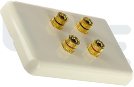 Atlona High-Quality Wall Plate For 2 Speakers, Audio and Video, Electronics and Computers