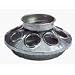 Tools & Hardware : Miller #9810 Quart Jar Galvanized Feeder Base