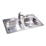 Buy FrankeUSA FDG804NB Large Double Bowl Stainless Steel 33x22in. Topmount Sink by Franke