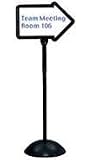 WriteWay Directional Stands-Rectangular Stand, Features a 14   w x 22    h dry-erase board. 10 lbs, Dimensions 18  w x65 h.