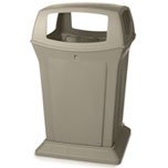RUBBERMAID COMMERCIAL PRODUCTS 9173-88 BEI Ranger 45-Gallon Container with Four-Way Open Access