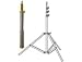 Lowel KS Jr. 7.7' Lightstand with 5/8 Mounting Stud, 4 Section with 3 Risers, Gun Metal Gray.