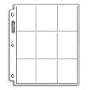 25 Ultra Pro 9 Pocket Page Protectors Fits 3-Ring Binder for Baseball and Other Sports Cards!