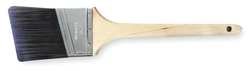Industrial Grade 1XRL4 Angle Sash Brush, Soft Polyester, 2 1/2 In