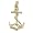 Anchor Charm - Gold Plate