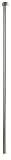LDR 507 F1120 Smooth Metal Faucet Supply Line, 3/8-Inch OD X 20-Inch, Chrome