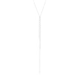 gorjana Truss Sterling Silver Chain Tassel Nec