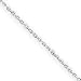Sterling Silver 0.5mm Fancy Chain Necklace - 18 Inch - Italian