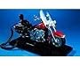 Harley Motorcycle Red/White Corded Telephone with Vroom Ring