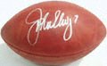 John Elway Hand Signed Autographed Denver Broncos Full Size Official Wilson Duke NFL Football w/ Photo of Signing