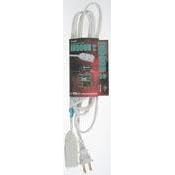COLEMAN CABLE 9' 16 2 White Indoor Cube Tap Extension Cord by Coleman Cable