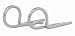 Hood Pin Clip Hair Pin Chrome Plated Steel 2 Per Package