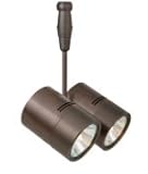 LBL Lighting HE382BZ121A35MR2 Twin Spot 2 Light Low Voltage Head in Bronze